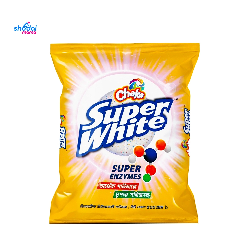 Chaka Super White Synthetic Detergent Powder 500gm